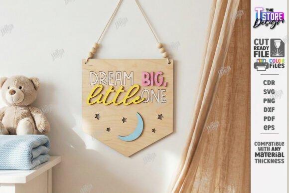 Create a Magical Nursery with a Laser Cut Wall Banner