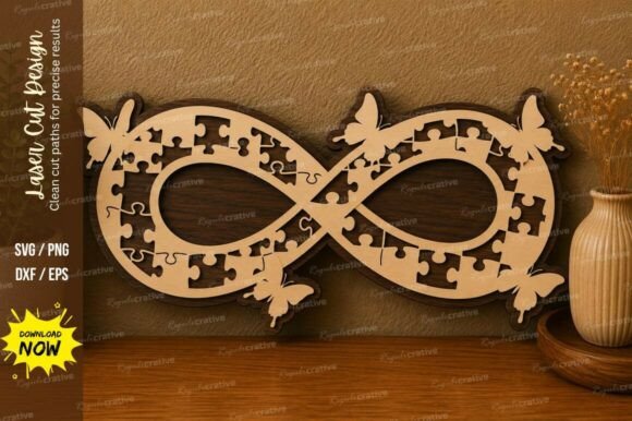 Precision Laser Cutting Designs: SVG, EPS, PNG, DXF Files