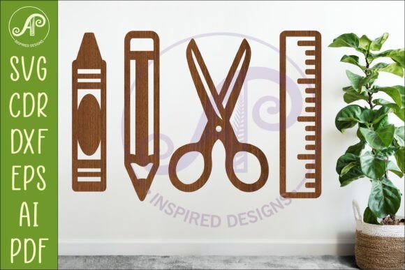 School Icons SVG Teacher Classroom 3: Versatile Education Designs